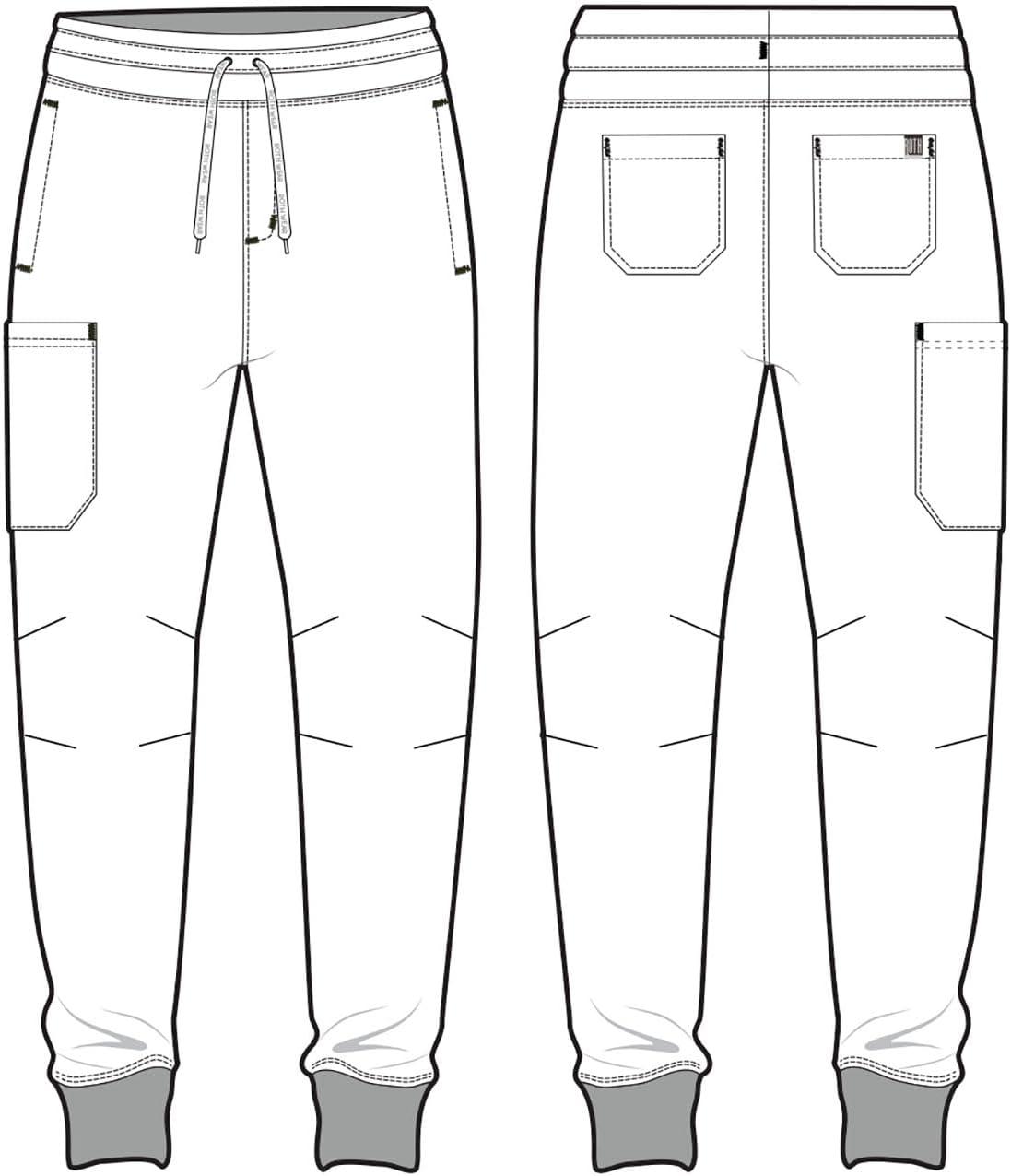 imageMed Couture Bowen Scrub Jogger Pants for Men Perfect for Casual Wear and Active Lifestyles MC7777Caribbean