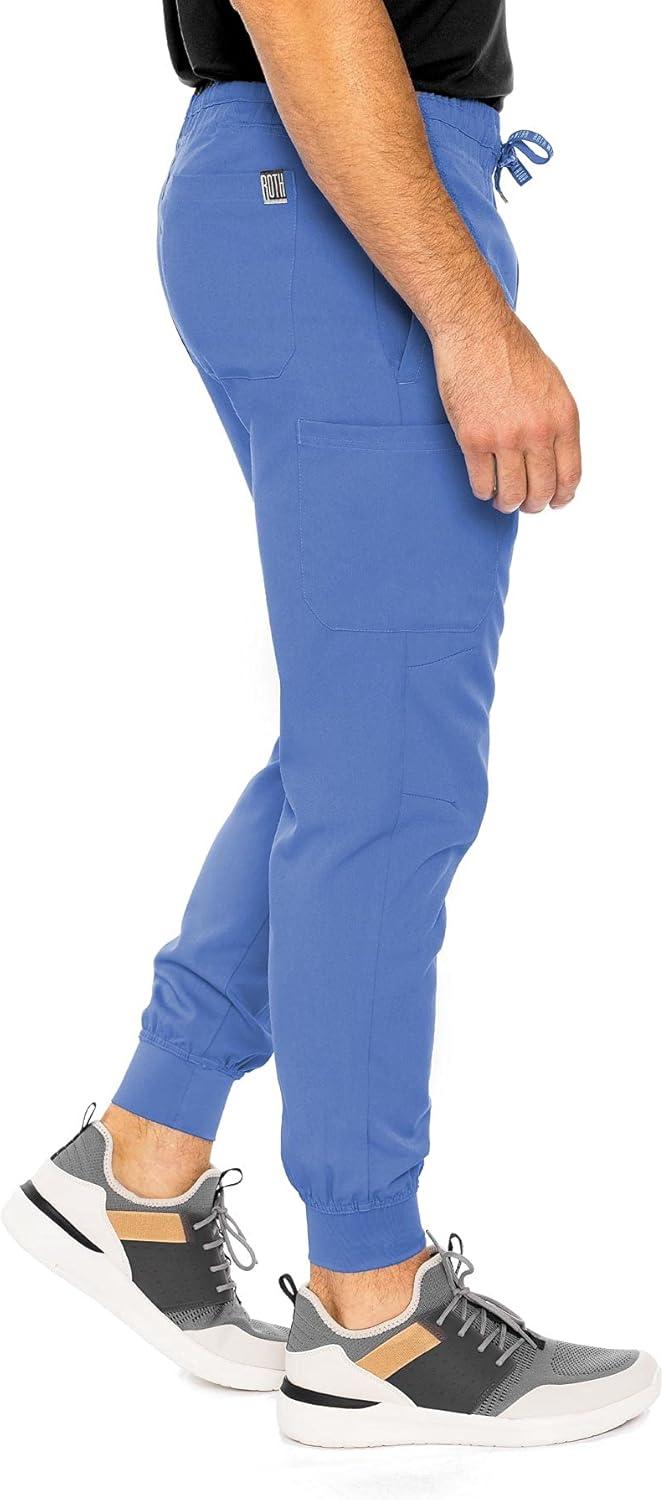 imageMed Couture Bowen Scrub Jogger Pants for Men Perfect for Casual Wear and Active Lifestyles MC7777Ciel