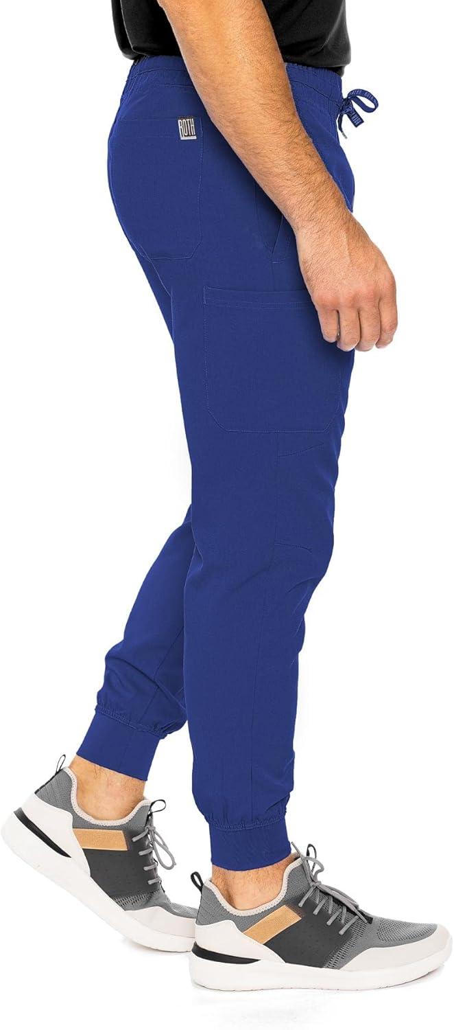 imageMed Couture Bowen Scrub Jogger Pants for Men Perfect for Casual Wear and Active Lifestyles MC7777Galaxy