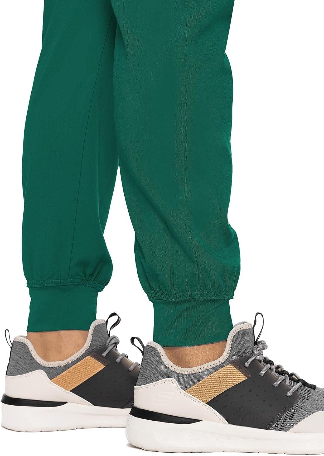 imageMed Couture Bowen Scrub Jogger Pants for Men Perfect for Casual Wear and Active Lifestyles MC7777Hunter Green