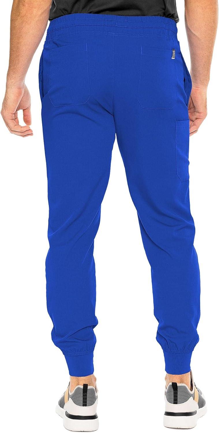 imageMed Couture Bowen Scrub Jogger Pants for Men Perfect for Casual Wear and Active Lifestyles MC7777Royal