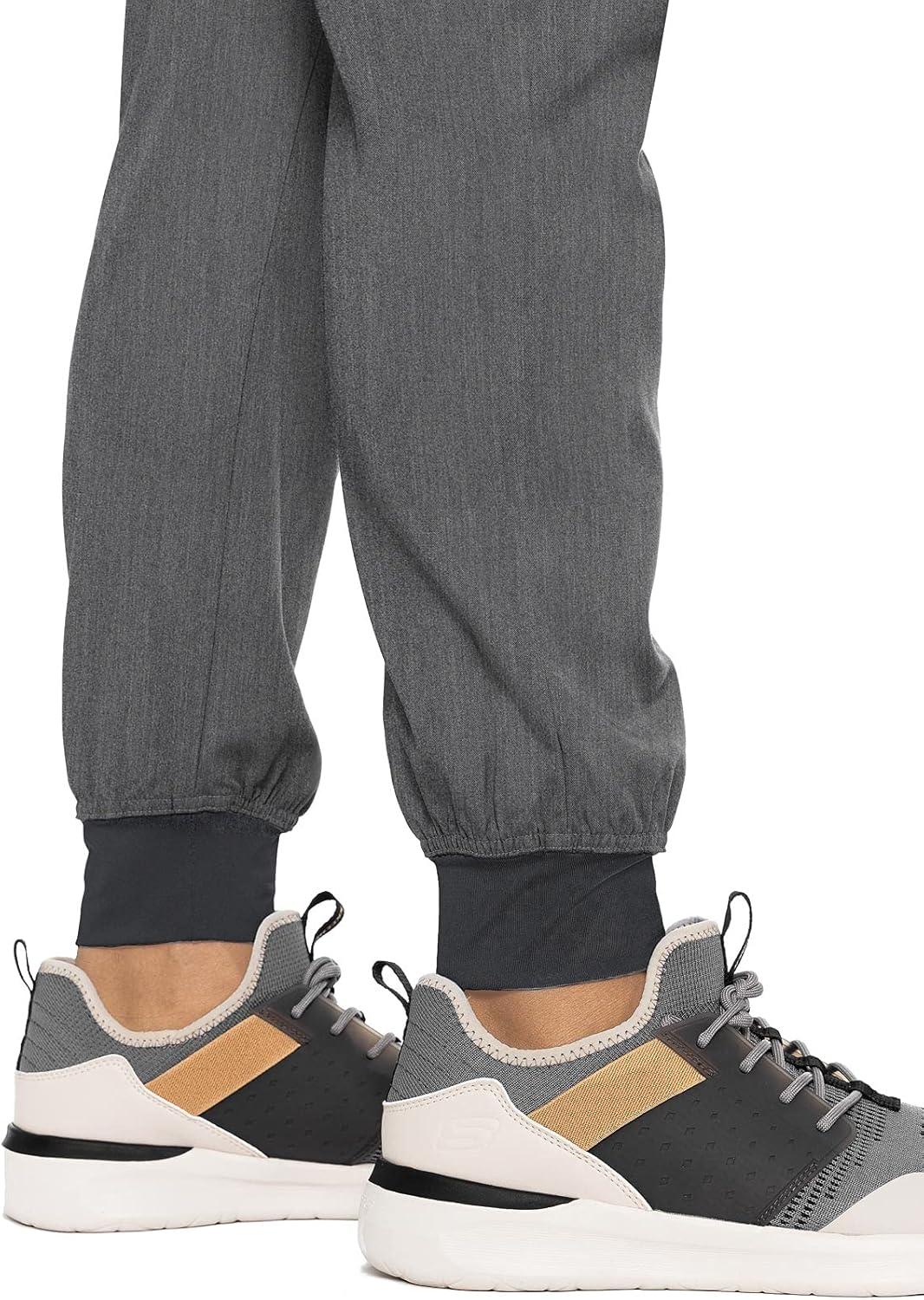 imageMed Couture Bowen Scrub Jogger Pants for Men Perfect for Casual Wear and Active Lifestyles MC7777Slate