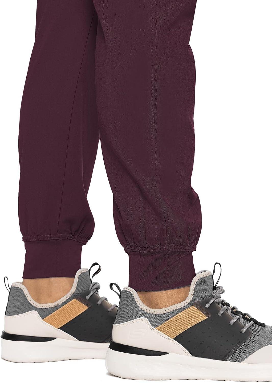 imageMed Couture Bowen Scrub Jogger Pants for Men Perfect for Casual Wear and Active Lifestyles MC7777Wine