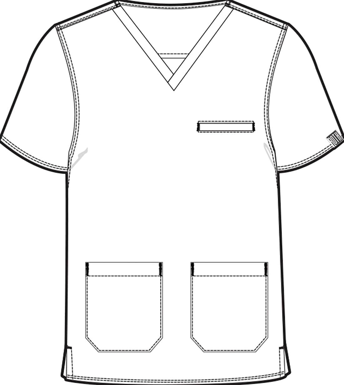 imageMed Couture Mens Scrub Top Wescott with 3 Pockets amp 2Way Stretch and Ultra Soft Fabric MC7477Wine