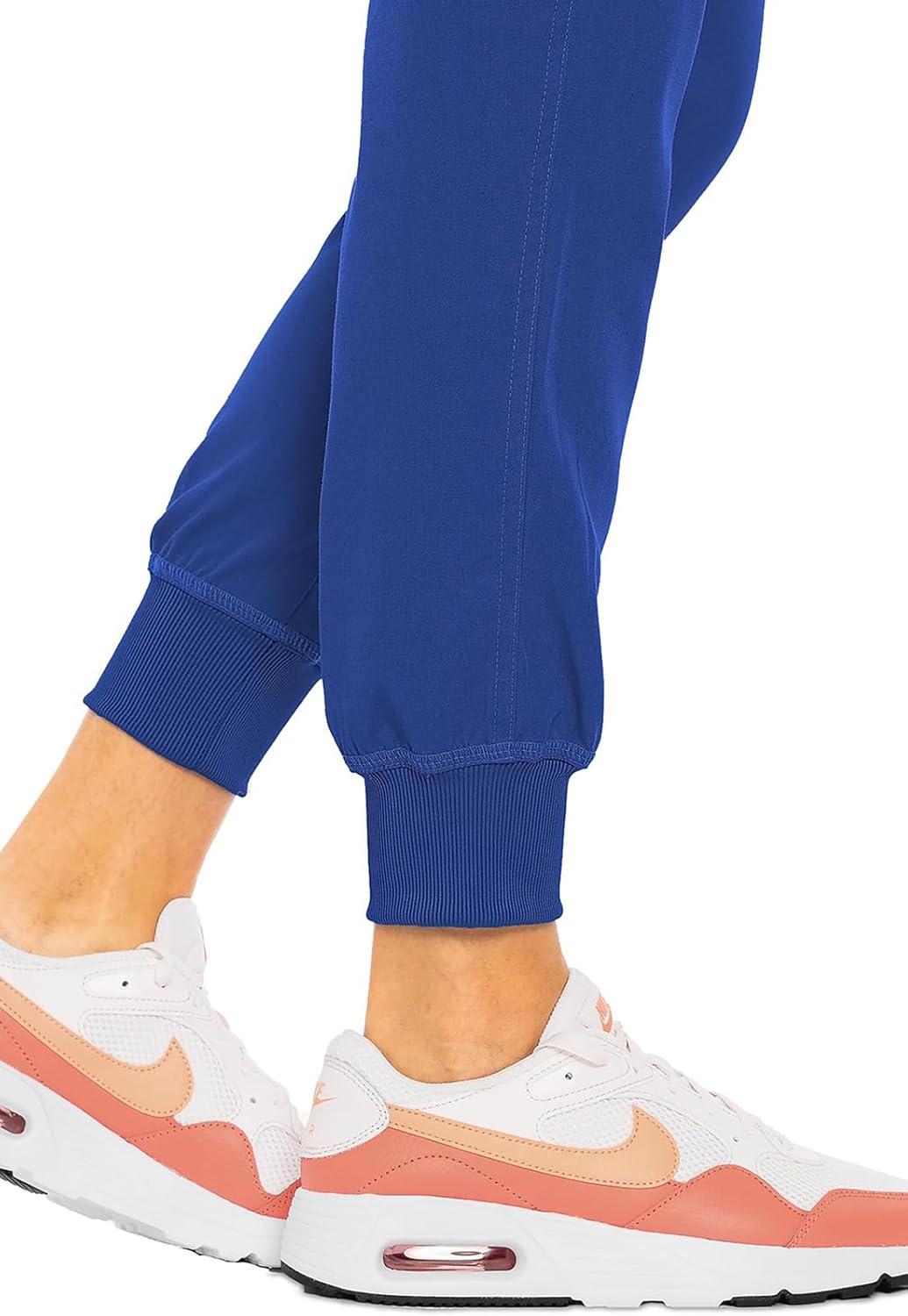 imageMed Couture Scrub Pants For Women Cargo Jogger Bottoms with 5 Pockets Lightweight Ultra Soft 2Way Stretch Fabric MC7710Royal