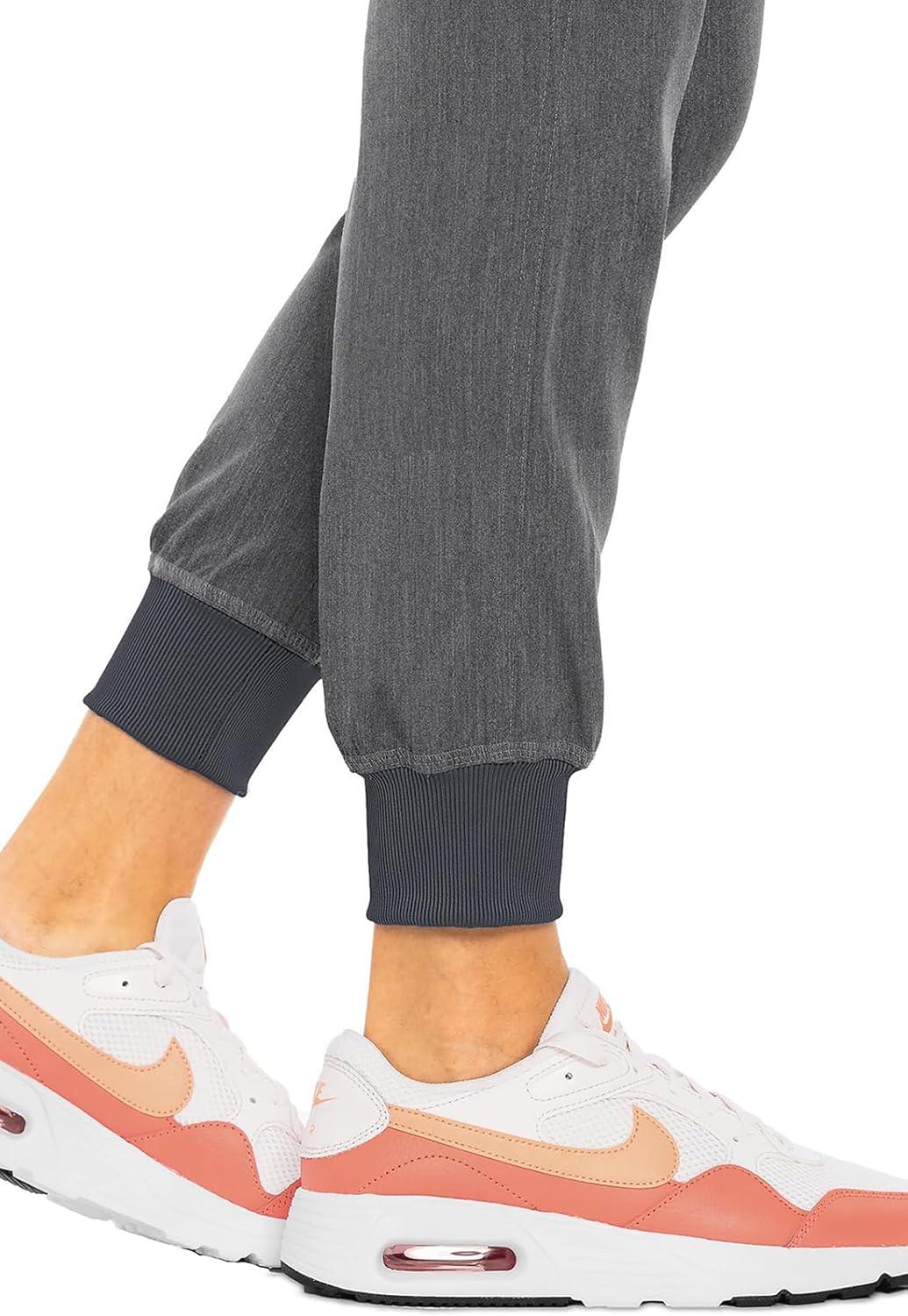 imageMed Couture Scrub Pants For Women Cargo Jogger Bottoms with 5 Pockets Lightweight Ultra Soft 2Way Stretch Fabric MC7710Slate