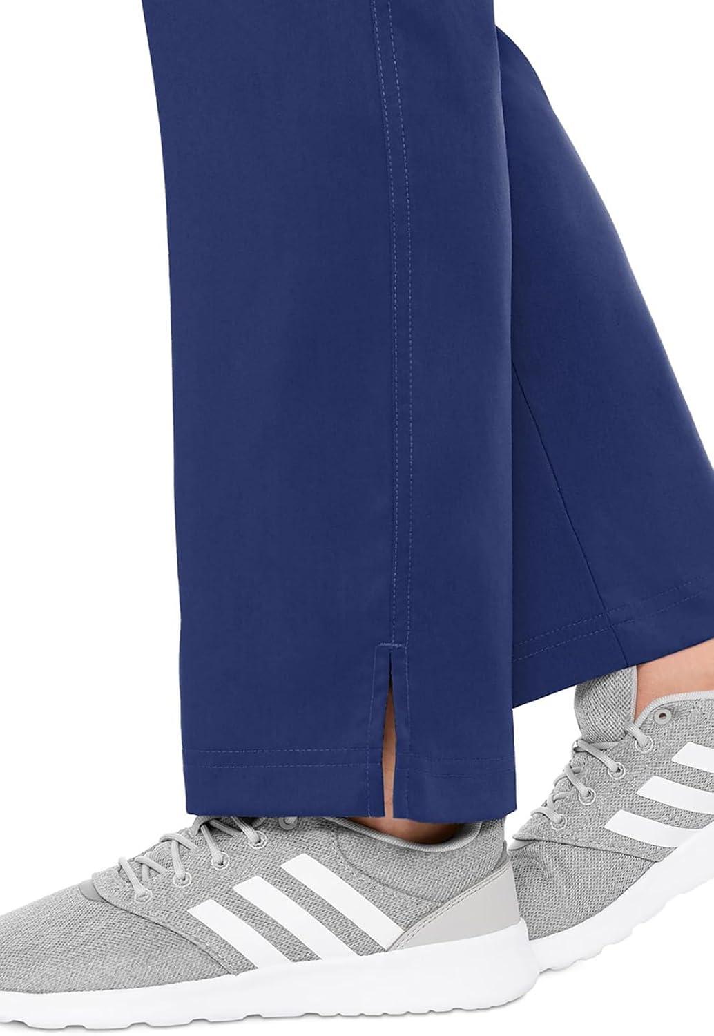 imageMed Couture Womens Yoga PullOn Pant with 7 Pockets UltraSoft RibKnit Waistband and 2Way Stretch Technology MC7739Galaxy