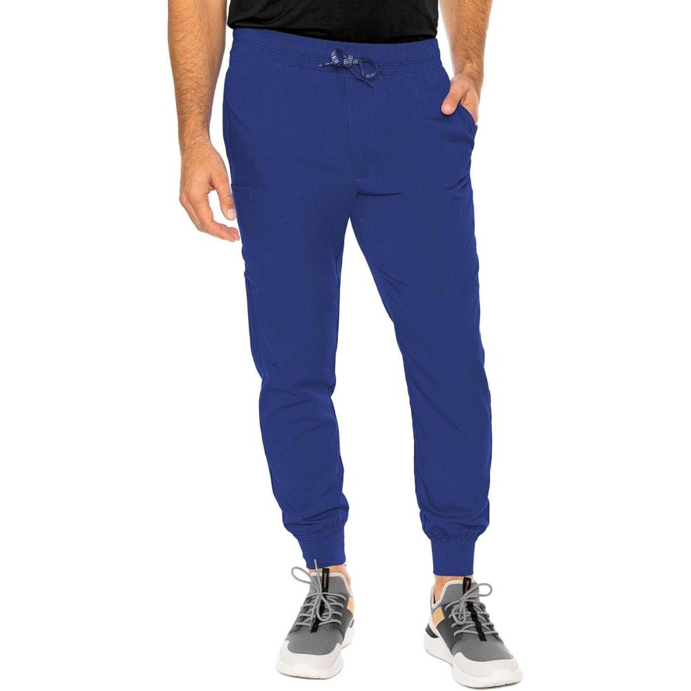 imageMed Couture Bowen Scrub Jogger Pants for Men Perfect for Casual Wear and Active Lifestyles MC7777Galaxy