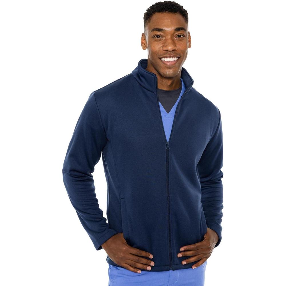 imageMed Couture Mens Bonded Fleece JacketNavy