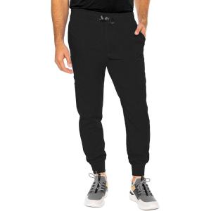 Med Couture Bowen Scrub Jogger Pants for Men – Perfect for Casual Wear and Active Lifestyles MC7777(Black)