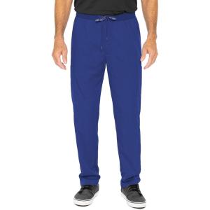 Med Couture Men’s Straight Leg Scrub Pant with Zip Fly Front, 6 Pockets, and Elastic Waistband – MC7779(Galaxy)