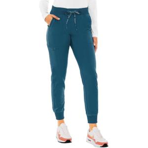 Med Couture Scrub Pants For Women Cargo Jogger Bottoms with 5 Pockets, Lightweight, Ultra Soft, 2-Way Stretch Fabric – MC7710(Caribbean)