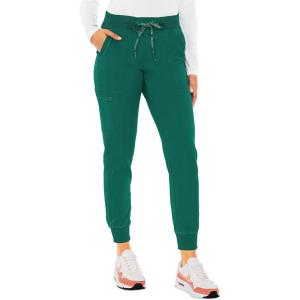 Med Couture Scrub Pants For Women Cargo Jogger Bottoms with 5 Pockets, Lightweight, Ultra Soft, 2-Way Stretch Fabric – MC7710(Hunter Green)