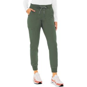 Med Couture Scrub Pants For Women Cargo Jogger Bottoms with 5 Pockets, Lightweight, Ultra Soft, 2-Way Stretch Fabric – MC7710(Olive)