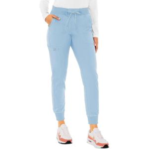 Med Couture Scrub Pants For Women Cargo Jogger Bottoms with 5 Pockets, Lightweight, Ultra Soft, 2-Way Stretch Fabric – MC7710(Periwinkle)