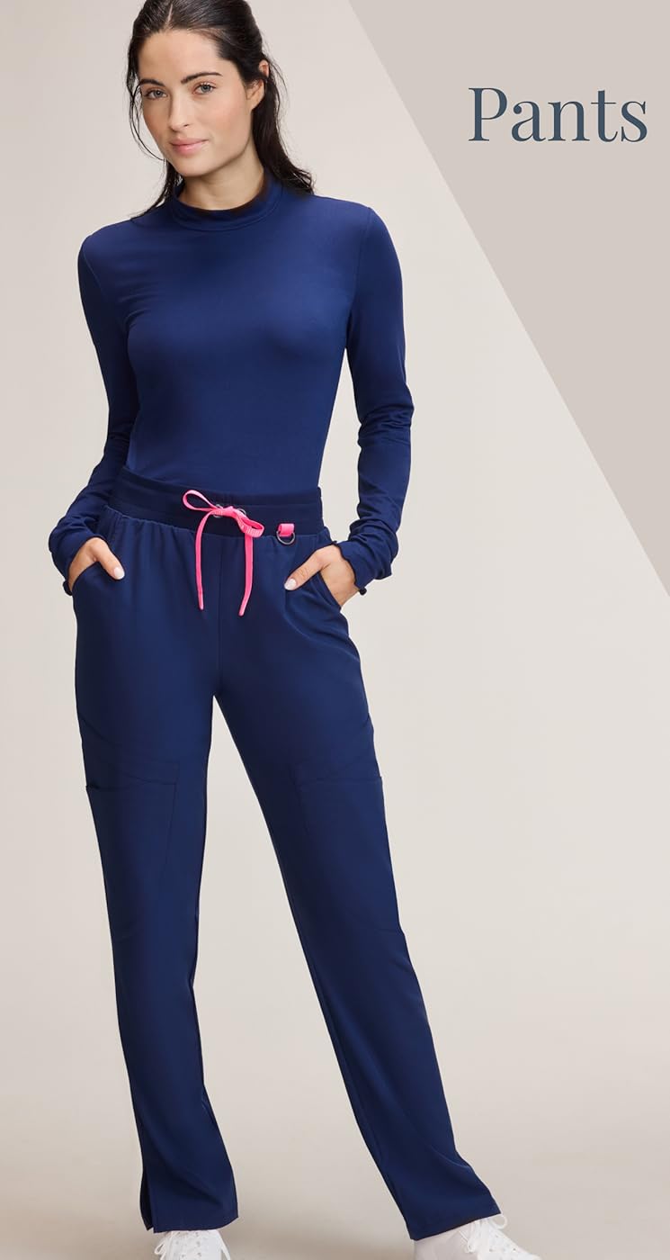 Med Couture & RothWear – perfectly fitted women’s athletic pants, tops, jackets, and soft, comfortable medical uniform pants.