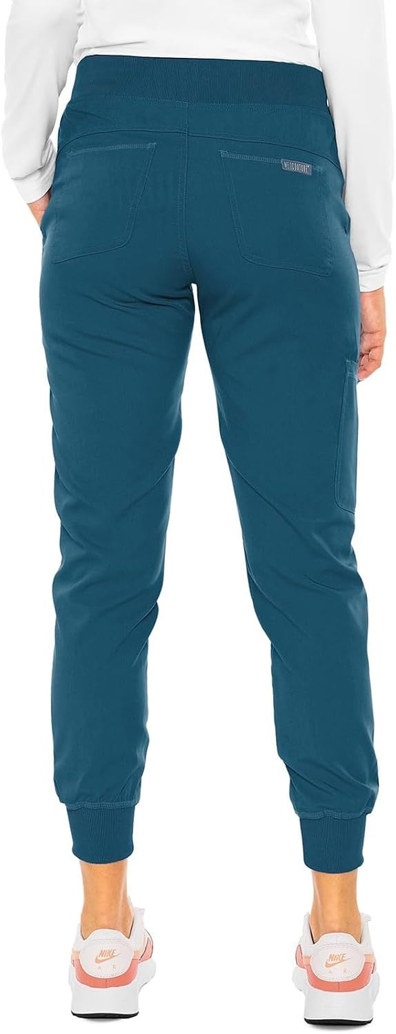 image:imageMed Couture Scrub Set for Women VNeck Top amp 2way Stretch Pant 5 Funtional Pockets 2way Stretch Fabric Allday Comfort Comfortable Fit Easycare Design Made for Every ShiftCaribbean