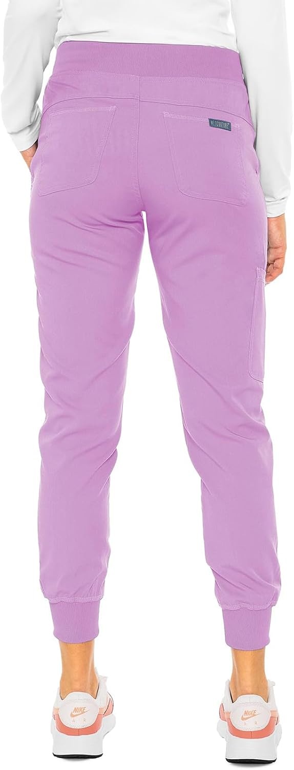 image:imageMed Couture Scrub Set for Women VNeck Top amp 2way Stretch Pant 5 Funtional Pockets 2way Stretch Fabric Allday Comfort Comfortable Fit Easycare Design Made for Every ShiftLilac