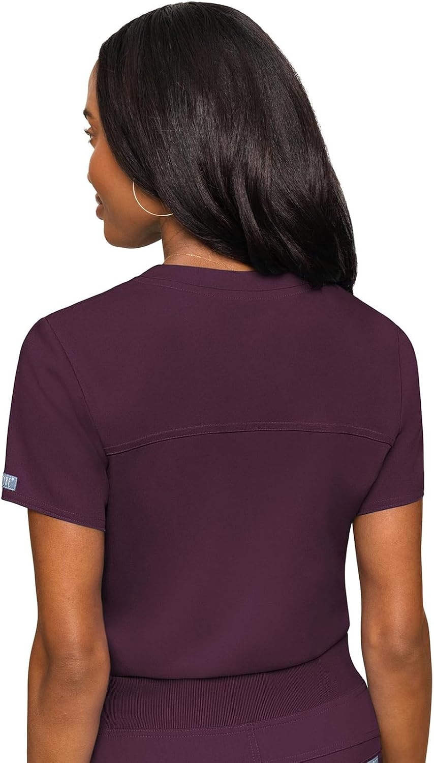 image:imageMed Couture Scrub Set for Women VNeck Top amp 2way Stretch Pant 5 Funtional Pockets 2way Stretch Fabric Allday Comfort Comfortable Fit Easycare Design Made for Every ShiftWine