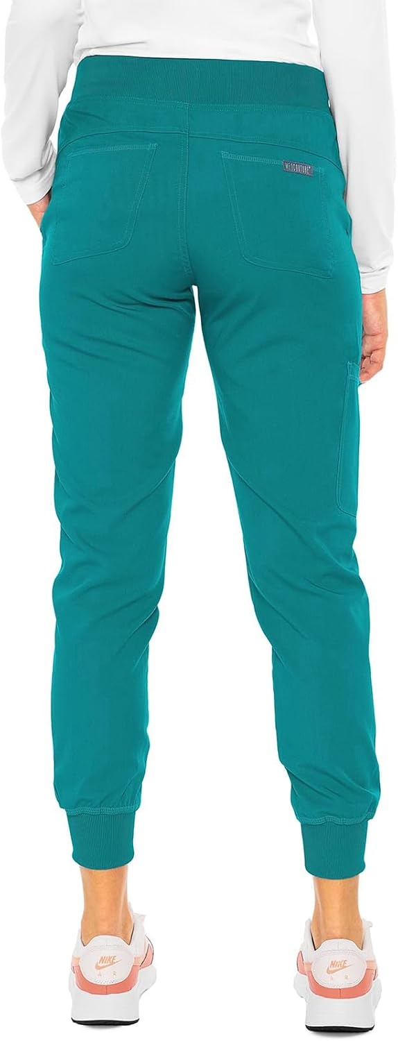 image:imageMed Couture Scrub Set for Women VNeck Top amp 2way Stretch Pant 5 Funtional Pockets 2way Stretch Fabric Allday Comfort Comfortable Fit Easycare Design Made for Every ShiftTeal
