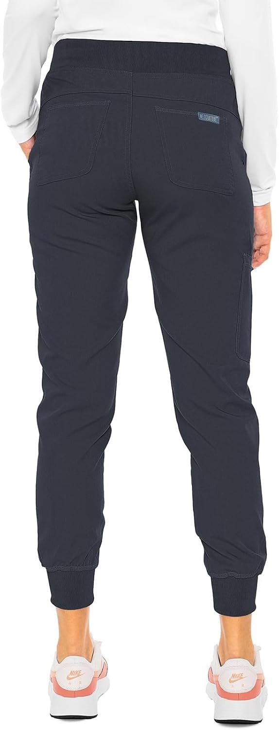 image:imageMed Couture Scrub Set for Women VNeck Top amp 2way Stretch Pant 5 Funtional Pockets 2way Stretch Fabric Allday Comfort Comfortable Fit Easycare Design Made for Every ShiftPewter