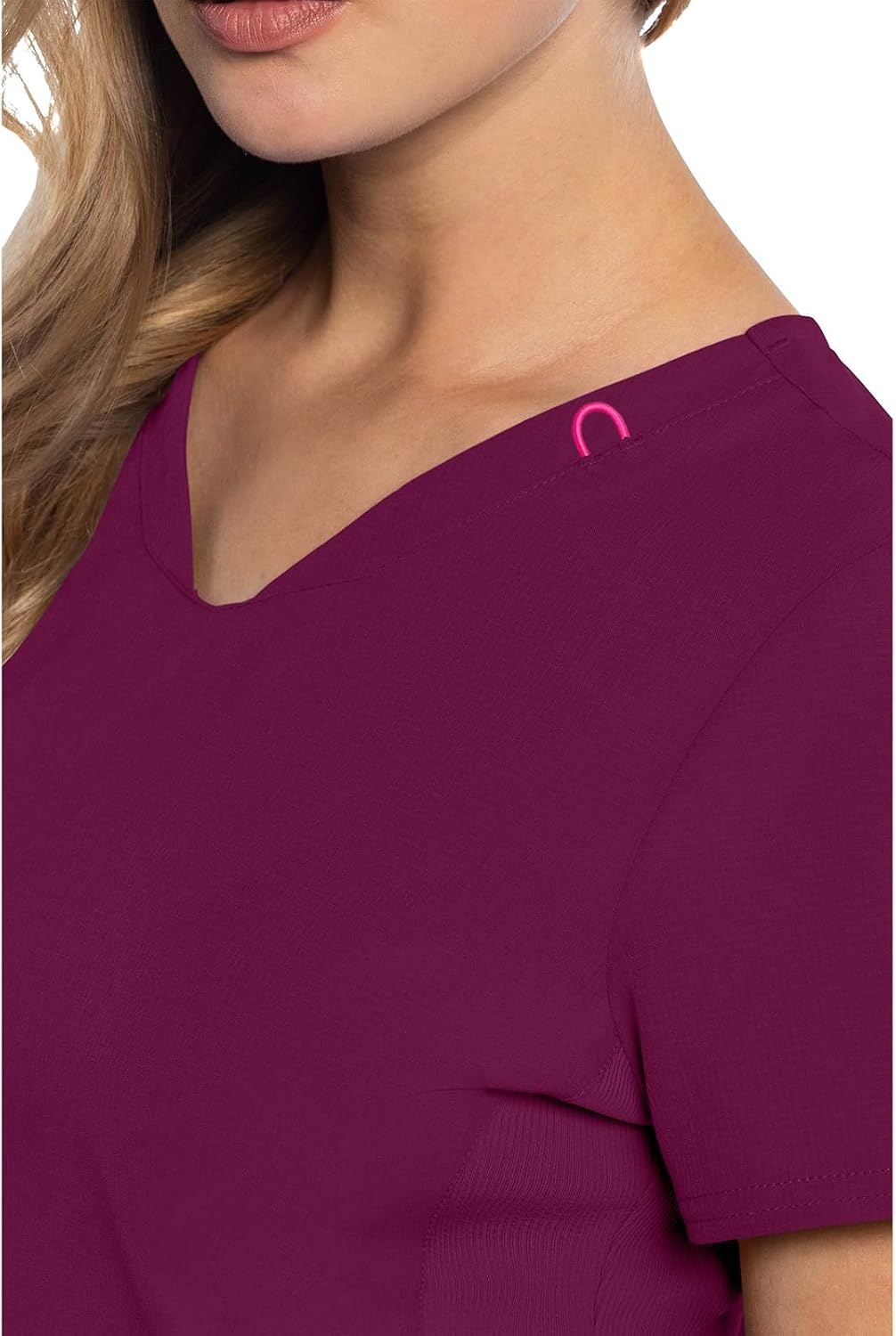 image:imageMed Couture Amp VNeck Scrub Top Women Missy Fit 3 PocketsWine